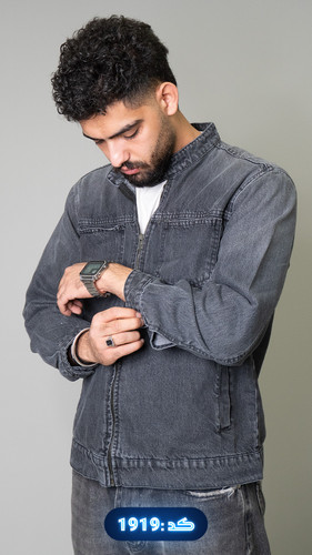 کت جین تمام زیپ سایزبندی L-3XL پک ۴ عددی کد ۱۹۱۹